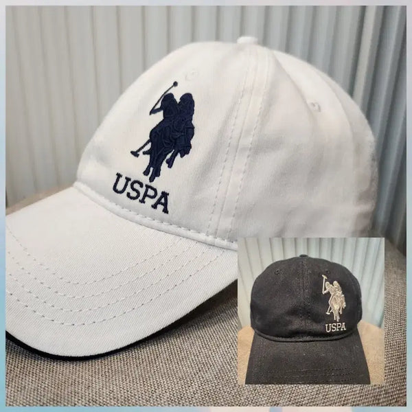 [BUNJANG] USPA Baseball Cap (White/Black) / USPA 볼캡 흰색/검정색.새상품.2컬러 다드림.