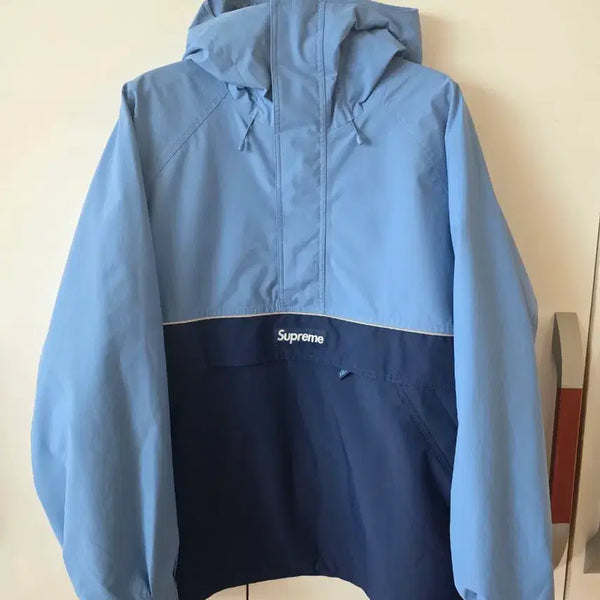 [BUNJANG] Supreme Gore-Tex Anorak Blue 24SS / 슈프림 고어텍스 아노락 블루 - 24SS
