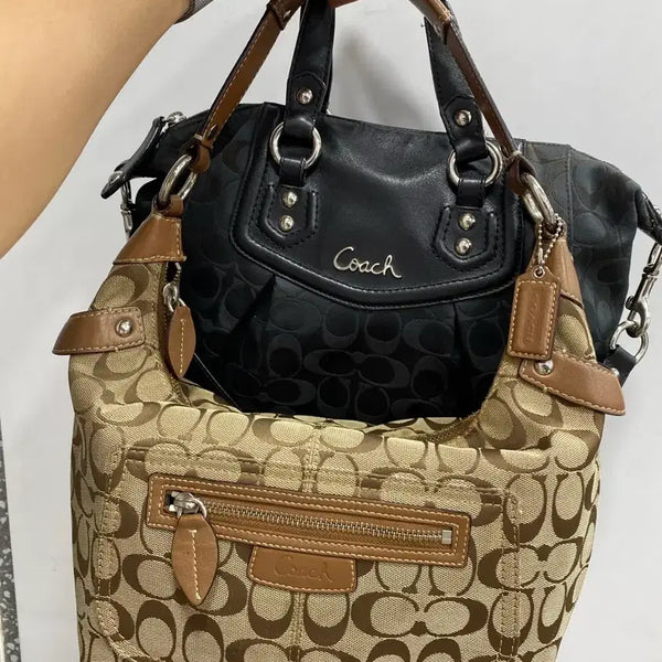 [BUNJANG] Old Coach Shoulder Bag Bundle Set / [2개일괄/대장급] y2k 빈티지 올드코치 숄더백 일괄 판매
