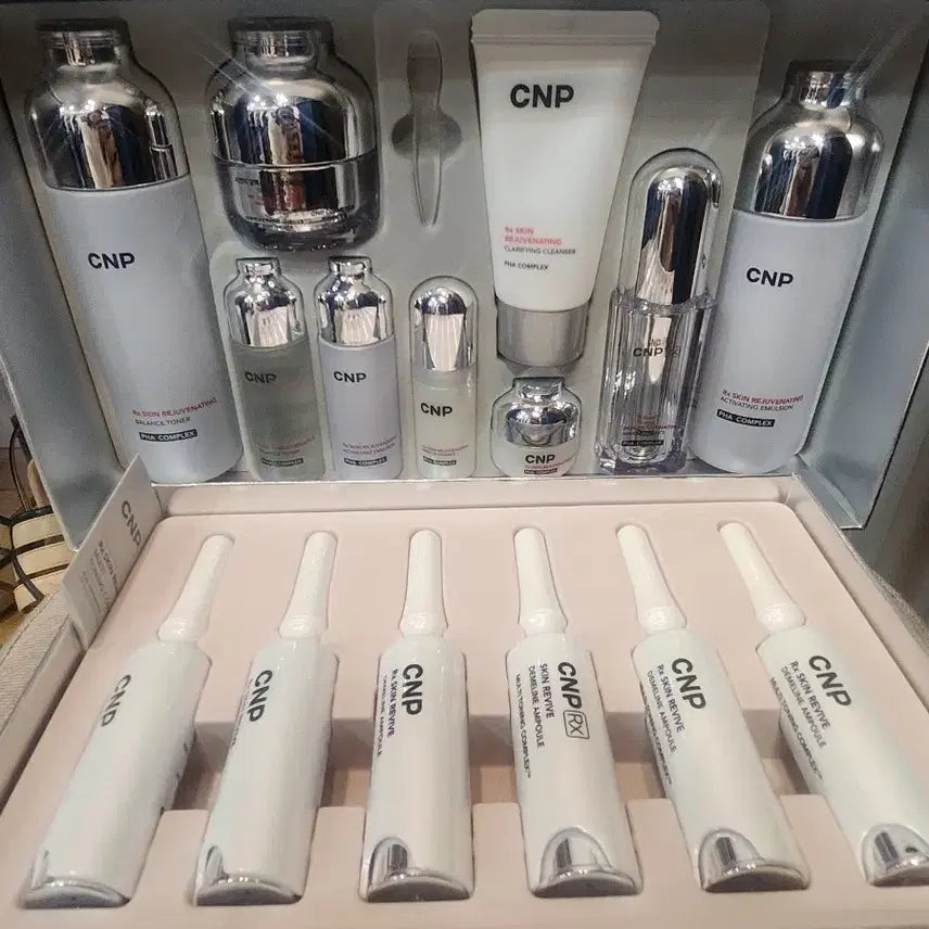 [BUNJANG] CNP Rx Skin Revive Demelin Eye Cream Set & Basic Skincare Set / CNP Rx 스킨 리바이브 디멜린 아이크림세와  기초세트