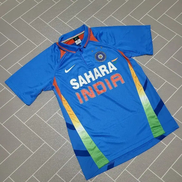 [BUNJANG] Nike India Cricket National Team Dry-Fit Short-Sleeve Jersey L (100) / 나이키 인도 크라켓 국가대표 반팔 져지 L (100)