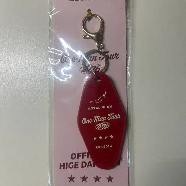 [BUNJANG] Official Higedanism 2026 Asia Tour Keyring / 오피셜 히게단디즘 히게단 2026 아시아 투어 키링