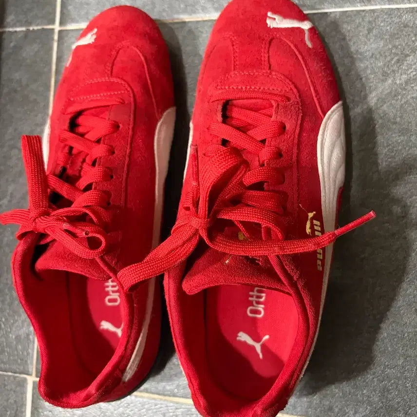 [BUNJANG] Puma Speedcat Red Shoes / 푸마 스피드캣 레드 270