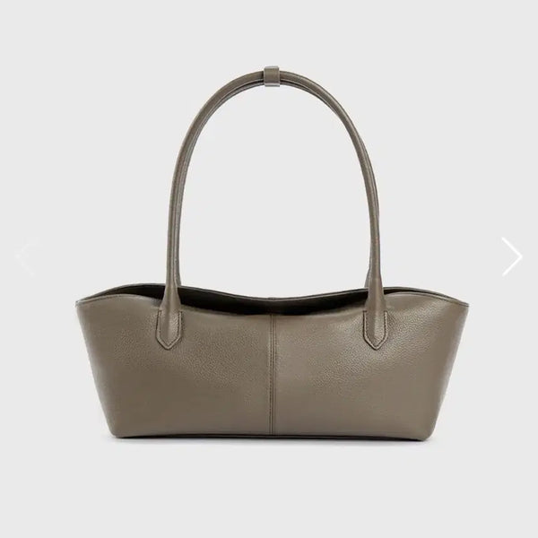 [BUNJANG] PAVEA Flou Shoulder Bag Large Olive Brown / 파베아 PAVEA 플로 숄더백 라지 올리브