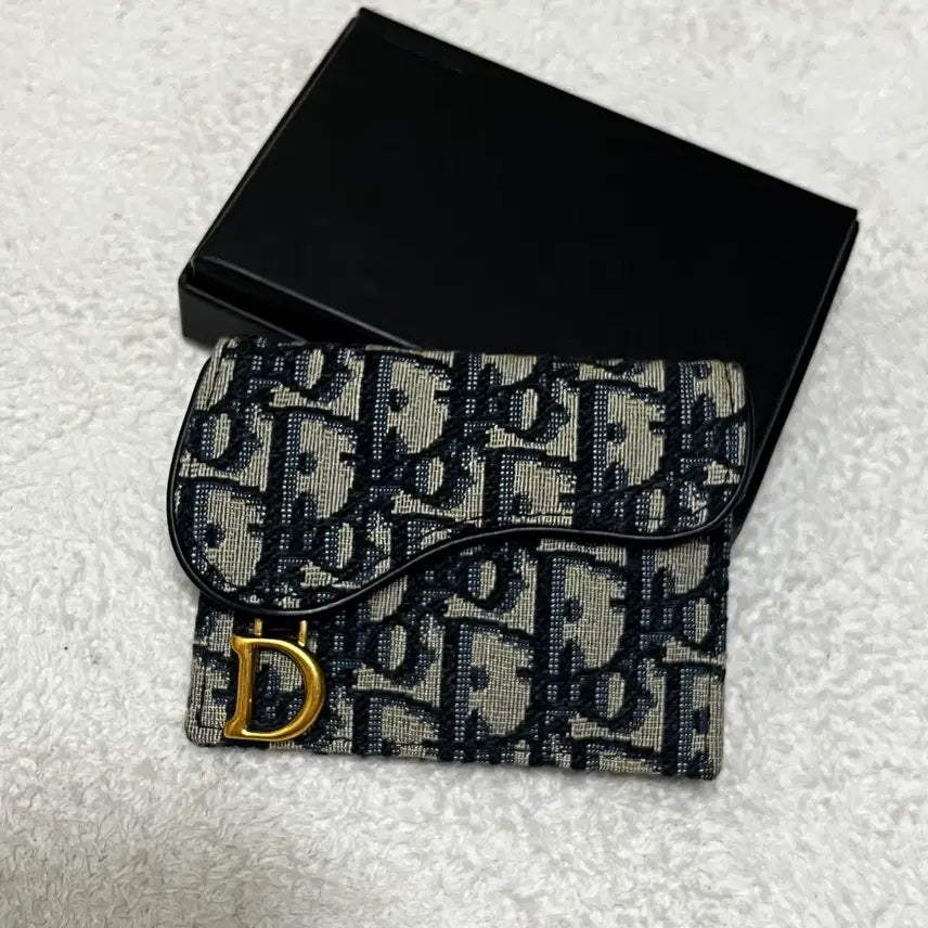 [BUNJANG] Dior Oblique Saddle Card Holder / [새상품 급] 디올 오블리크 새들 카드지갑