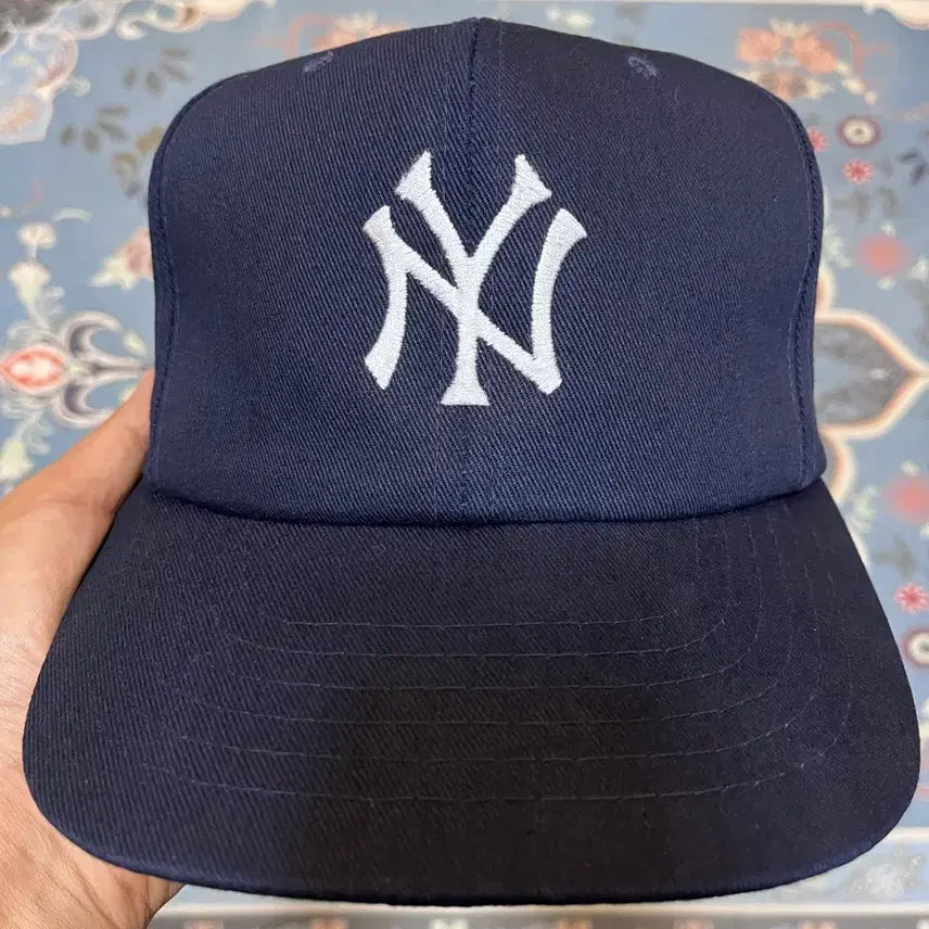 [BUNJANG] 90s Vintage New York Yankees Snapback / 90s 올드 뉴욕 양키스 스냅백