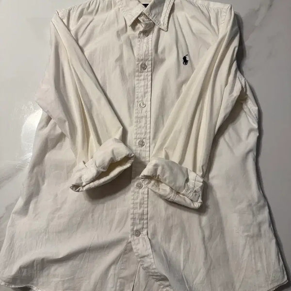[BUNJANG] Polo Ralph Lauren White Shirt / 폴로 랄프로렌 화이트 셔츠