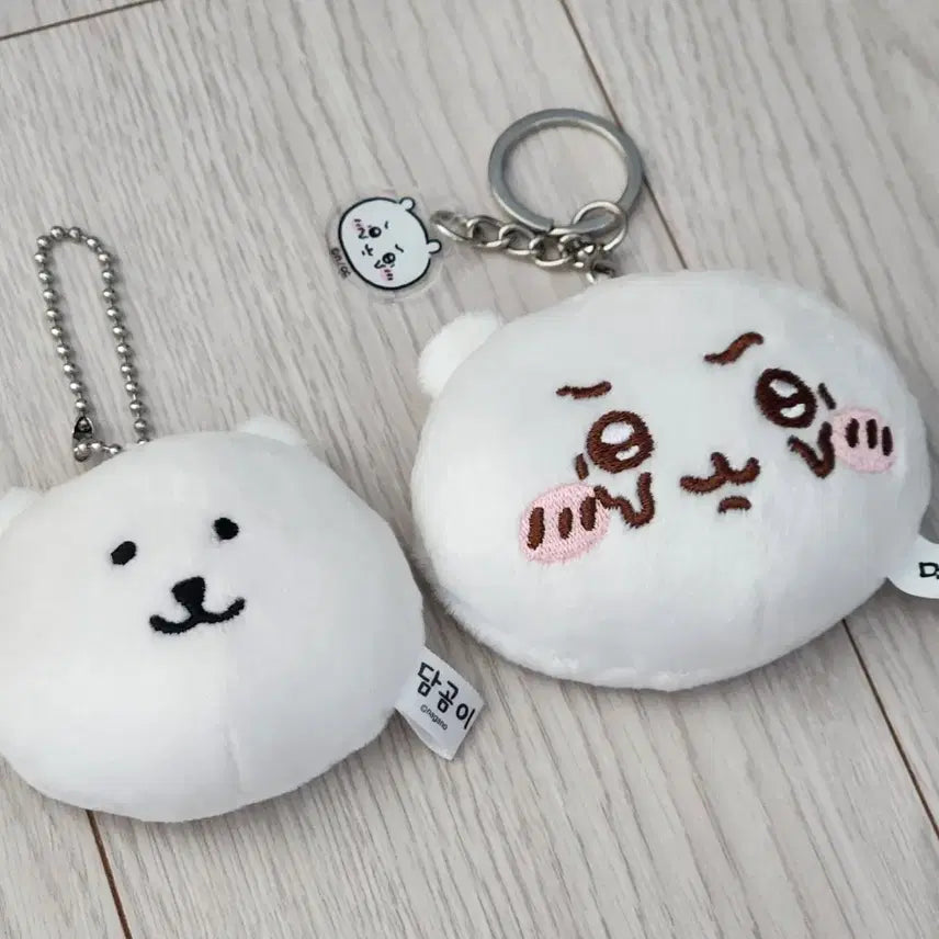 [BUNJANG] Nongdamgom & Chiikawa Mirror Keyring Bundle Set / 농담곰 & 치이카와 거울 키링 일괄