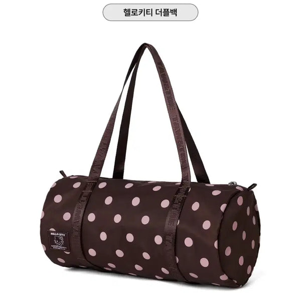 [BUNJANG] T&T Hello Kitty Dot Duffle Bag / 토앤토 헬로키티 도트 더플백