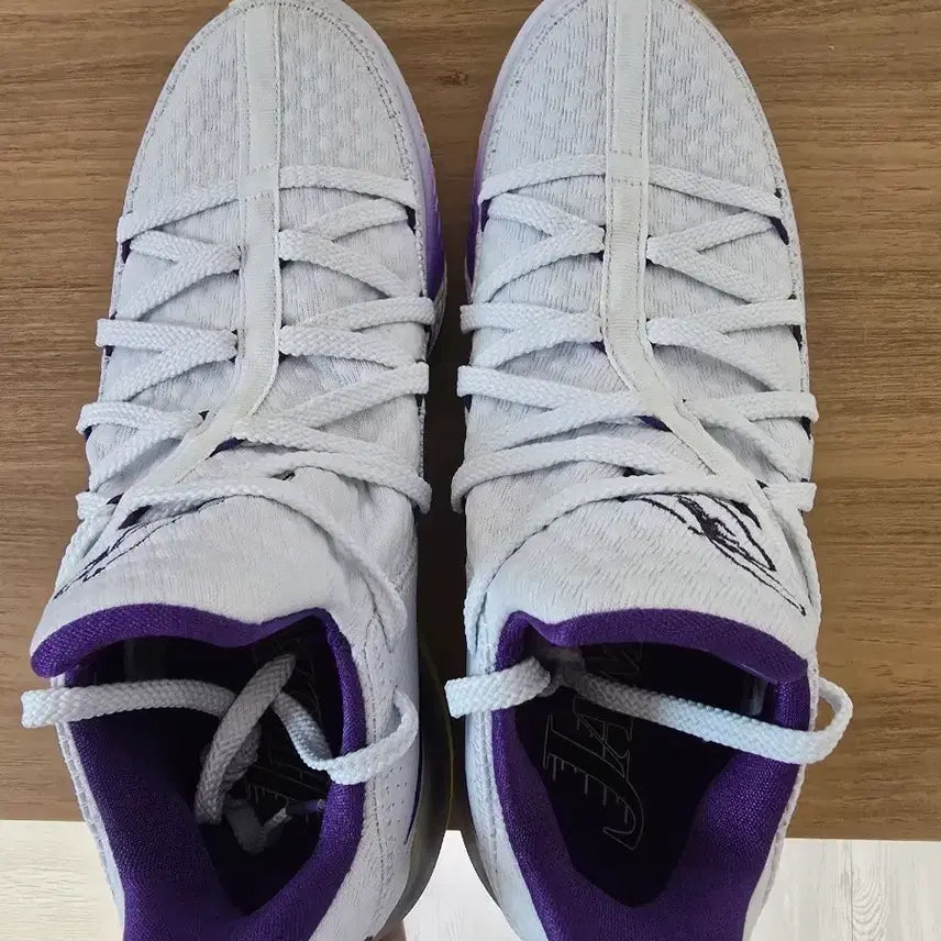 [BUNJANG] Nike LeBron 17 Low White Purple US 10 (280mm) / 르브론 17 로우 280