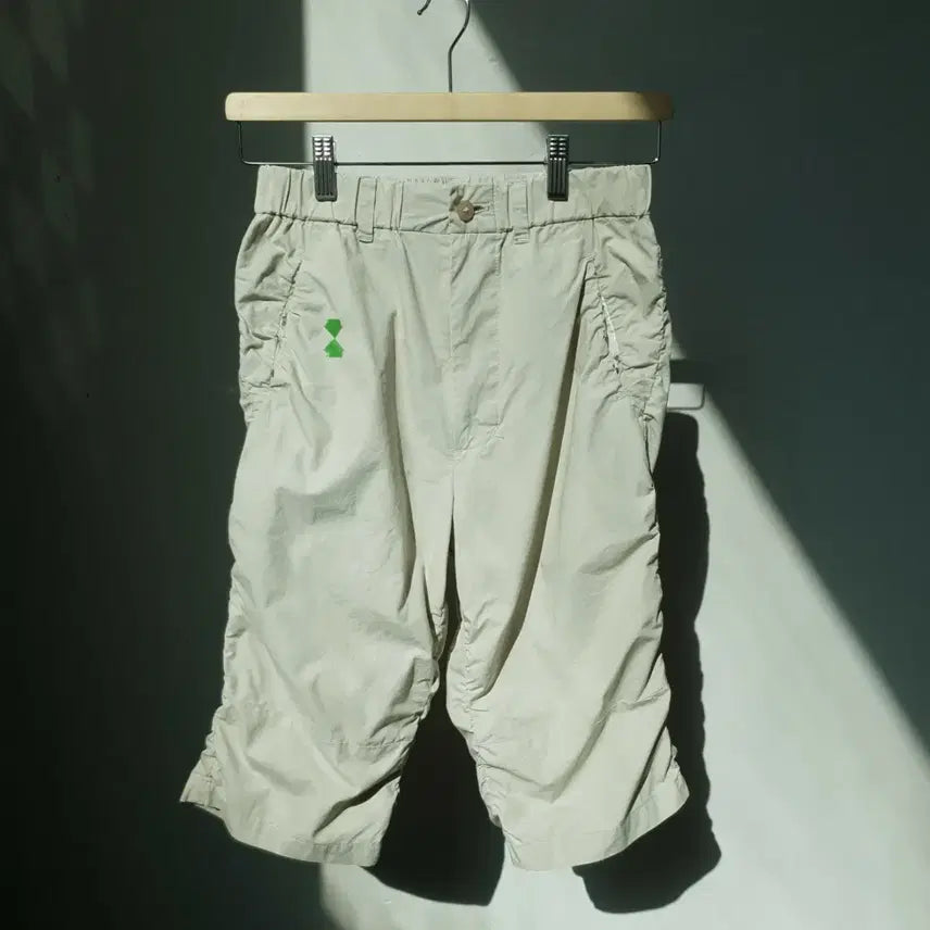 [BUNJANG] Final Home 90s Light Beige/Khaki Cotton Capri Pants / 90s Final Home Capri Pants