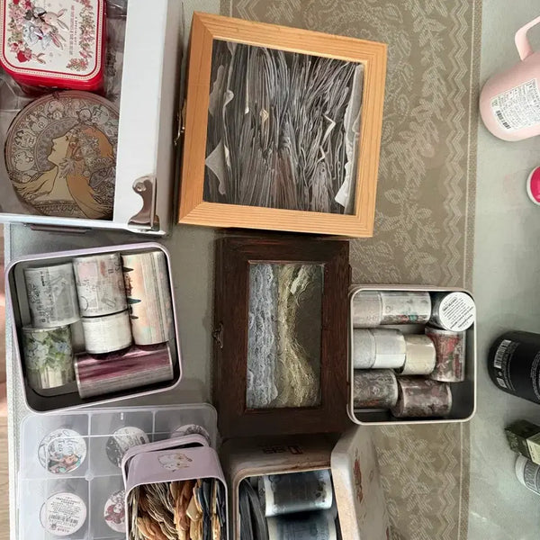 [BUNJANG] Vintage Deco Supplies Storage Set / 빈티지 다꾸 용품