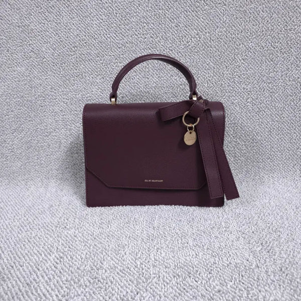 [BUNJANG] JILLSTUART Burgundy Tote Bag Small / 질바이질스튜어트 여성 버건디 토트백 핸드백 스몰 가방