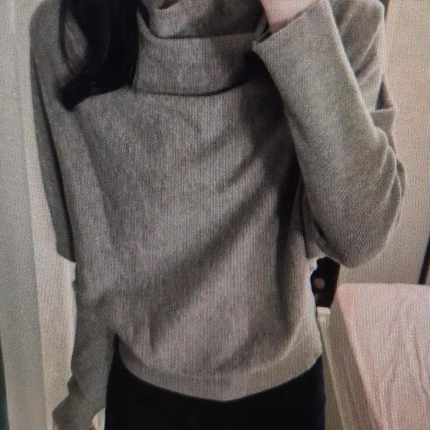 [BUNJANG] Gray Turtleneck Sweater / (해외배송)회색 터틀넥 스웨터