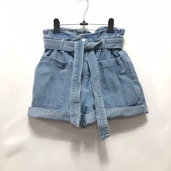 [BUNJANG] Zara High-Waist Denim Shorts / 자라 하이웨스트 데님 반바지(26~28인치)