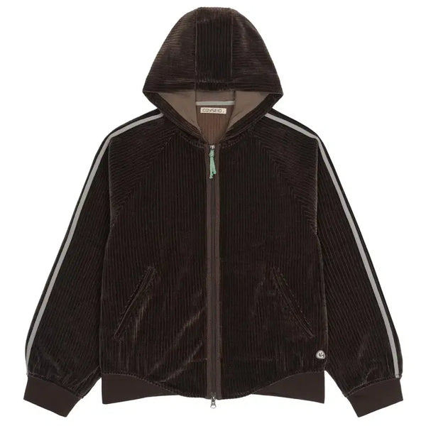 [BUNJANG] KOSEIO Velour Zip-Up Hoodie Brown Size 2 / 코이세이오 벨루어 집업 후디 브라운 2사이즈 새상품
