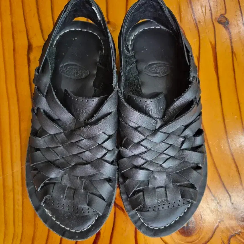 [BUNJANG] Chubasco Rustico Leather Sandals Black 230 / 츄바스코 루스티코 샌들 230