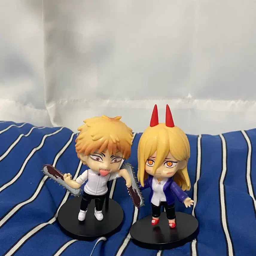[BUNJANG] Chainsaw Man Denji & Power Figure Set / 체인소맨 피규어 2개 세트 덴지 파워