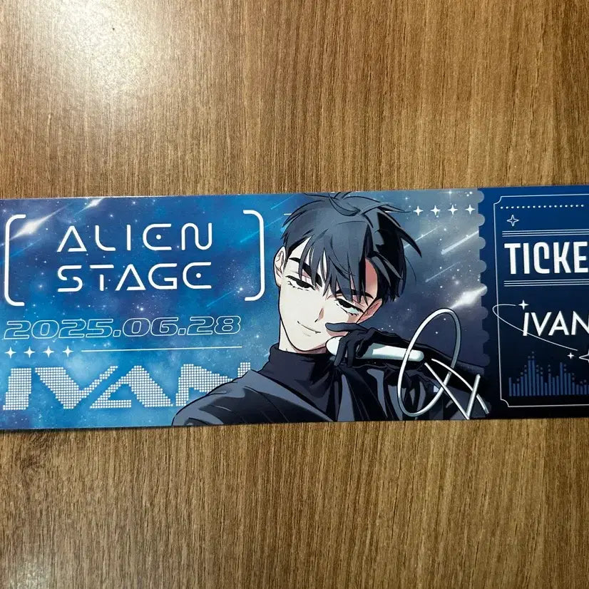 [BUNJANG] A Stage Alien Stage Lucky Draw Ticket Evan / 에이스테 에일리언 스테이지 특전 티켓 이반