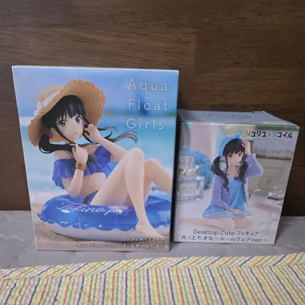 [BUNJANG] Lycoris Recoil Takina Inoue Aqua + Taito Roomwear Takina Bundle Set (Sealed) / [미개봉] 리코리스 리코일 이노우에 타키나 아쿠아 + 타이토 룸웨어 타키나 일괄