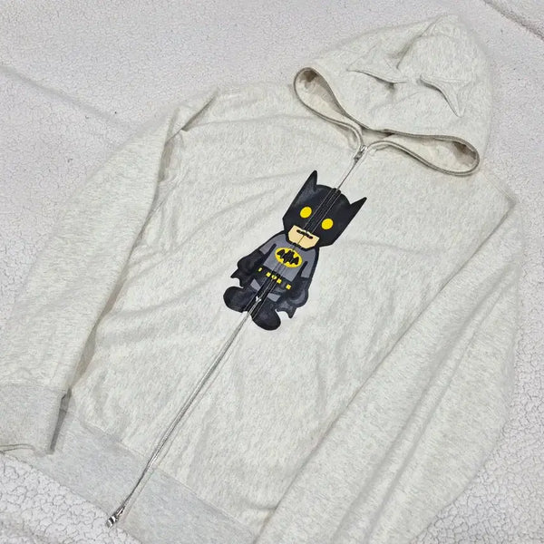 [BUNJANG] BAPE DC Comics Batman Hooded Zip-Up Jacket / 베이프 DC 코믹스 배트맨 후드 집업 키스에이프