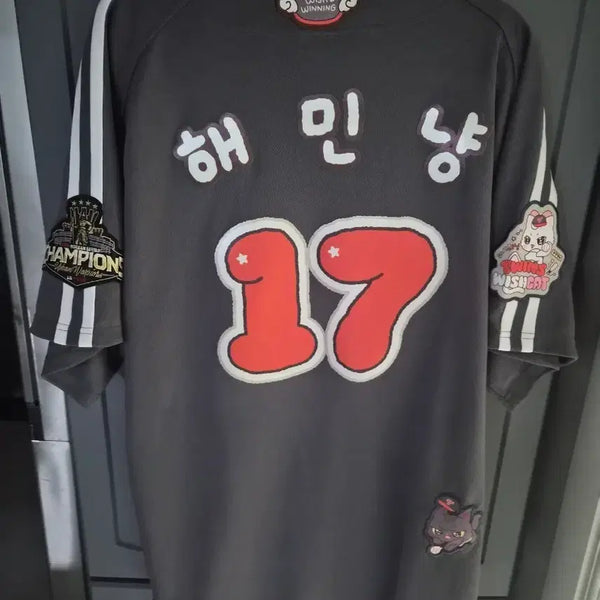 [BUNJANG] Wishcat Twins LG Baseball Uniform Size 120 / 위시캣 트윈스 lg 120