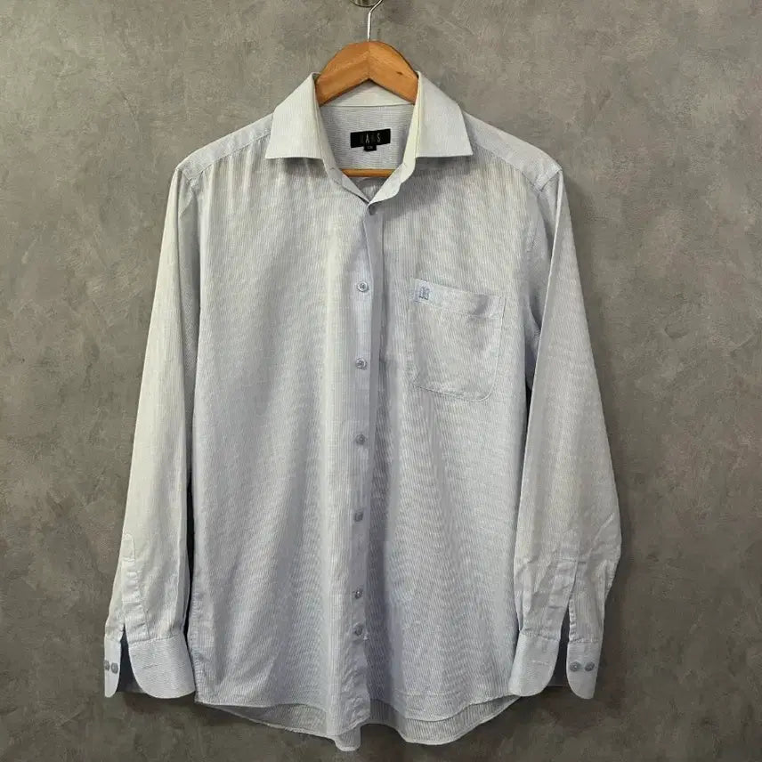 [BUNJANG] Daks Blue Stripe Long Sleeve Shirt Size 100 / 닥스 셔츠 블루 스트라이프 긴팔 셔츠 100사이즈