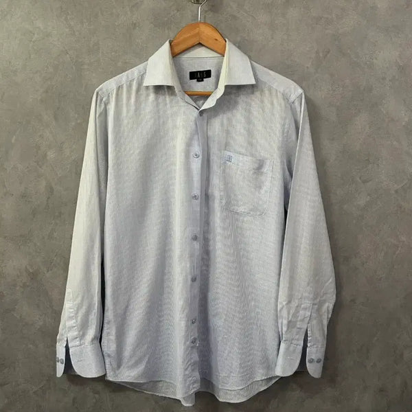 [BUNJANG] Daks Blue Stripe Long Sleeve Shirt Size 100 / 닥스 셔츠 블루 스트라이프 긴팔 셔츠 100사이즈