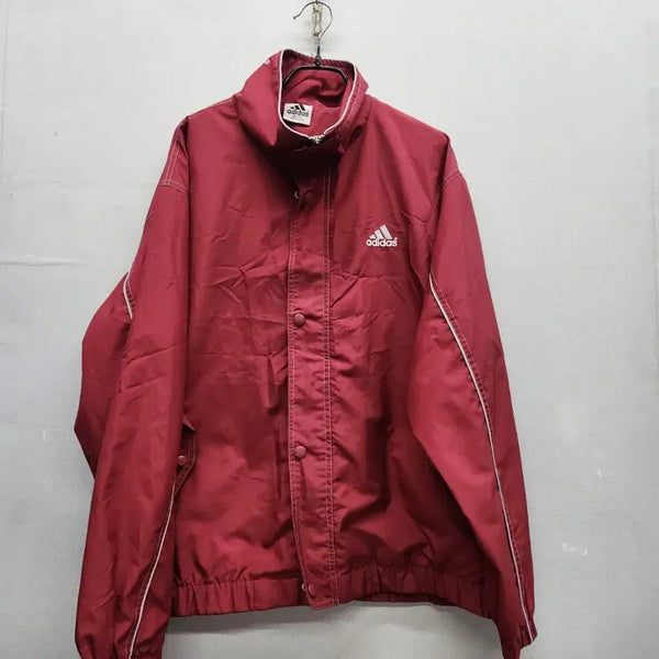 [BUNJANG] Adidas 90's Logo Embroidery Old School Windbreaker Jacket XL Unisex / 90's 아디다스 로고자수 올드스쿨 바람막이 자켓 XL 남여공용