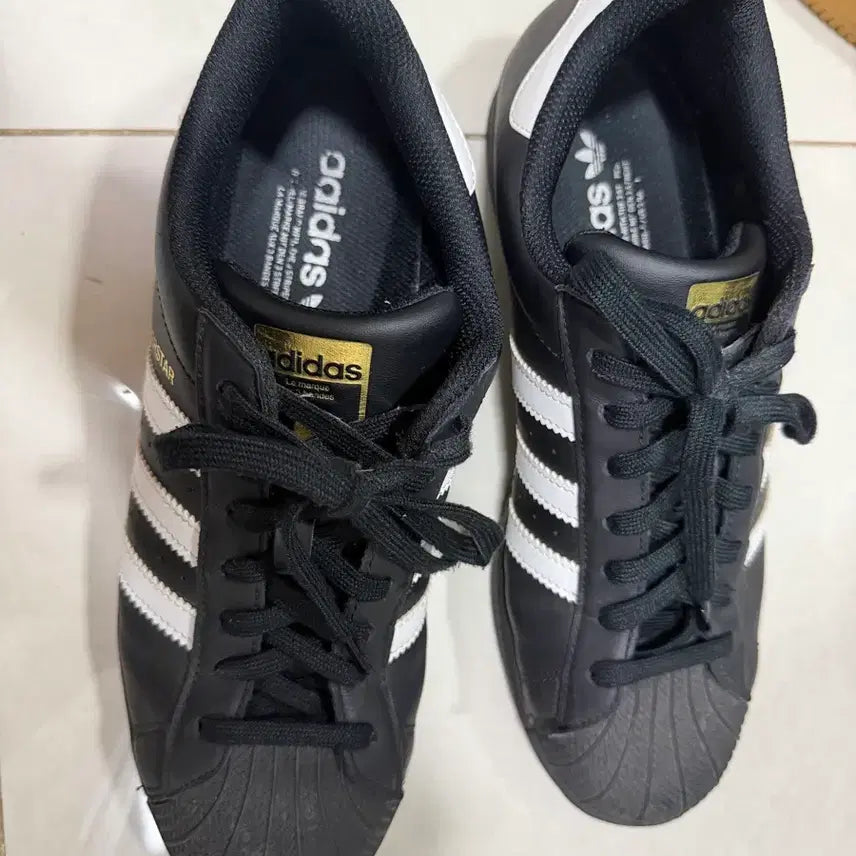 [BUNJANG] Adidas Superstar Black / 아디다스 슈퍼스타 블랙