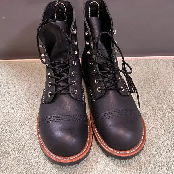 [BUNJANG] Red Wing Iron Ranger 8084 Black Boots / 레드윙 아이언레인저 8084 블랙 D7.5