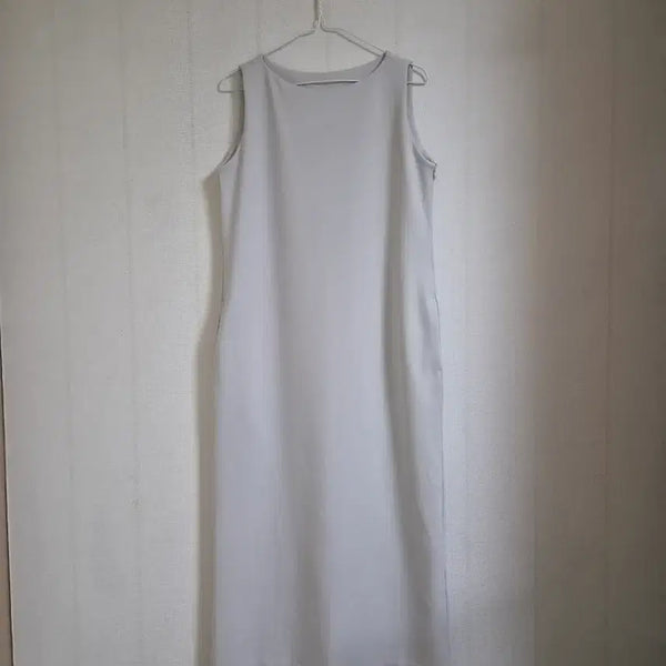 [BUNJANG] Uniqlo Crepe Sleeveless Dress / 유니클로 저지원피스(새상품)