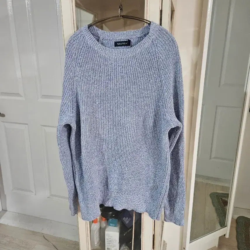 [BUNJANG] Nautica Blue Knit Sweater / 노티카 니트 블루
