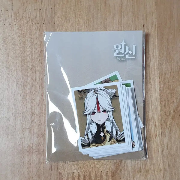[BUNJANG] Genshin Impact Cafe Limited Edition Proof Photo Set V.2 / 원신 카페 리월 증명사진세트v.2 종려 소 감우 호두 남연 등