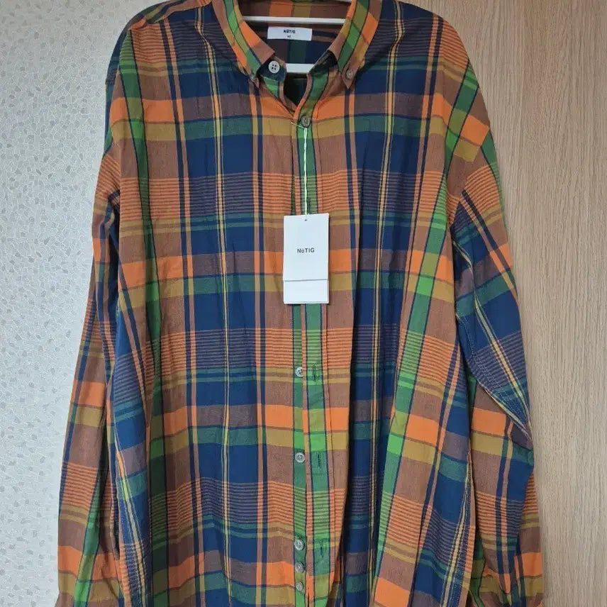 [BUNJANG] Notig Summer Check Shirt 105 / [새상품] 노티그 여름 체크셔츠 105