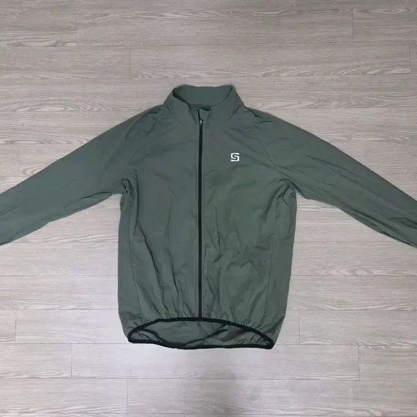 [BUNJANG] Silence Windbreaker Olive Green 2XL / 사일런스 자전거 바람막이 올리브 그린 2XL