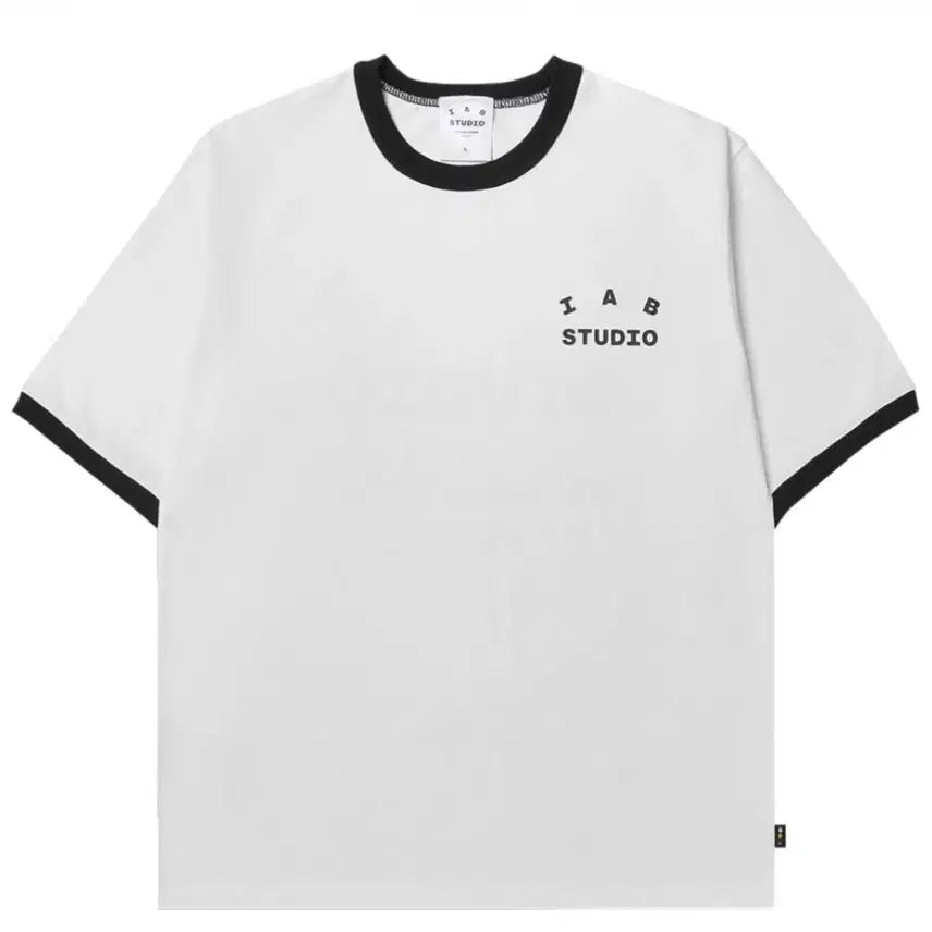 [BUNJANG] Iab Studio Established T-Shirt White Black / 아이앱 스튜디오 이스테블리시드 티셔츠 화이트 블랙