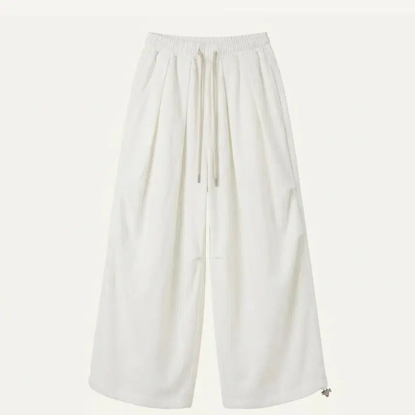 [BUNJANG] Ivory Cotton Wide Pants / 아이보리 코튼 와이드팬츠