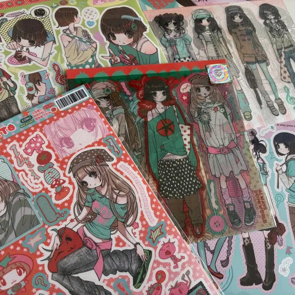 [BUNJANG] Domi World Sticker Bundle / 도미월드 스티커 다꾸 스티커 로지스티커 노트