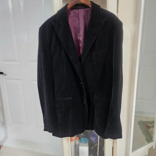 [BUNJANG] Black Corduroy Jacket / 코듀로이 자켓 블랙