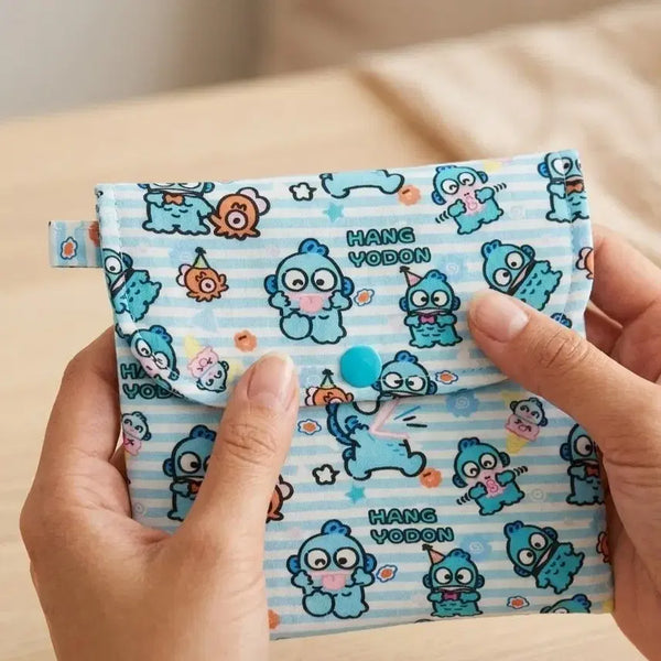 [BUNJANG] Hangyodon Snap Button Pouch / 한교동 똑딱이뚜껑 파우치