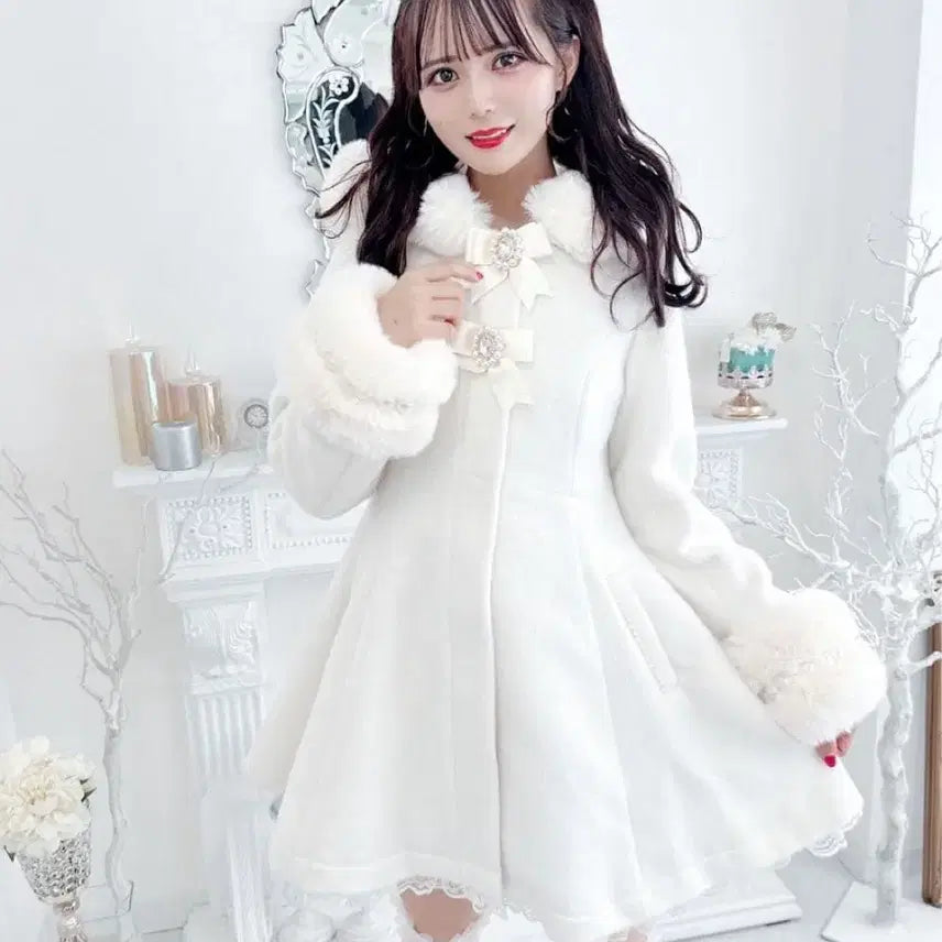 [BUNJANG] Mars Bijou Long Coat / 마즈 비쥬 롱코트 Mars 양산형 지뢰계 리즈리사