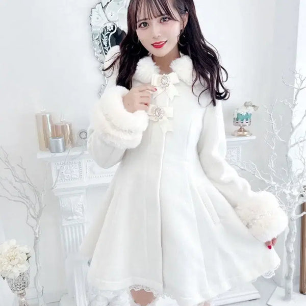 [BUNJANG] Mars Bijou Long Coat / 마즈 비쥬 롱코트 Mars 양산형 지뢰계 리즈리사
