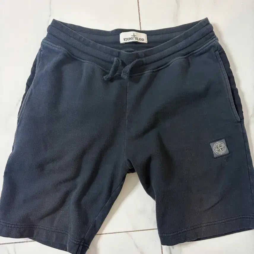 [BUNJANG] Stone Island Training Shorts Black S / 스톤아일랜드 반바지 블랙 s