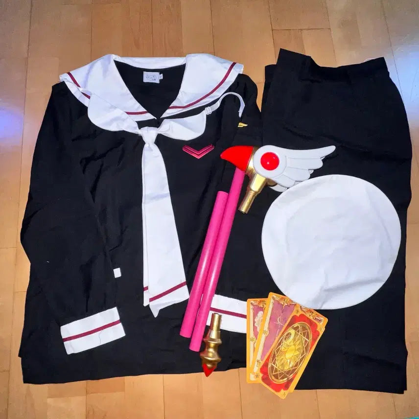 [BUNJANG] Cardcaptor Sakura School Uniform Cosplay Costume XL / 카드캡터체리 교복 코스프레 의상  XL 판매