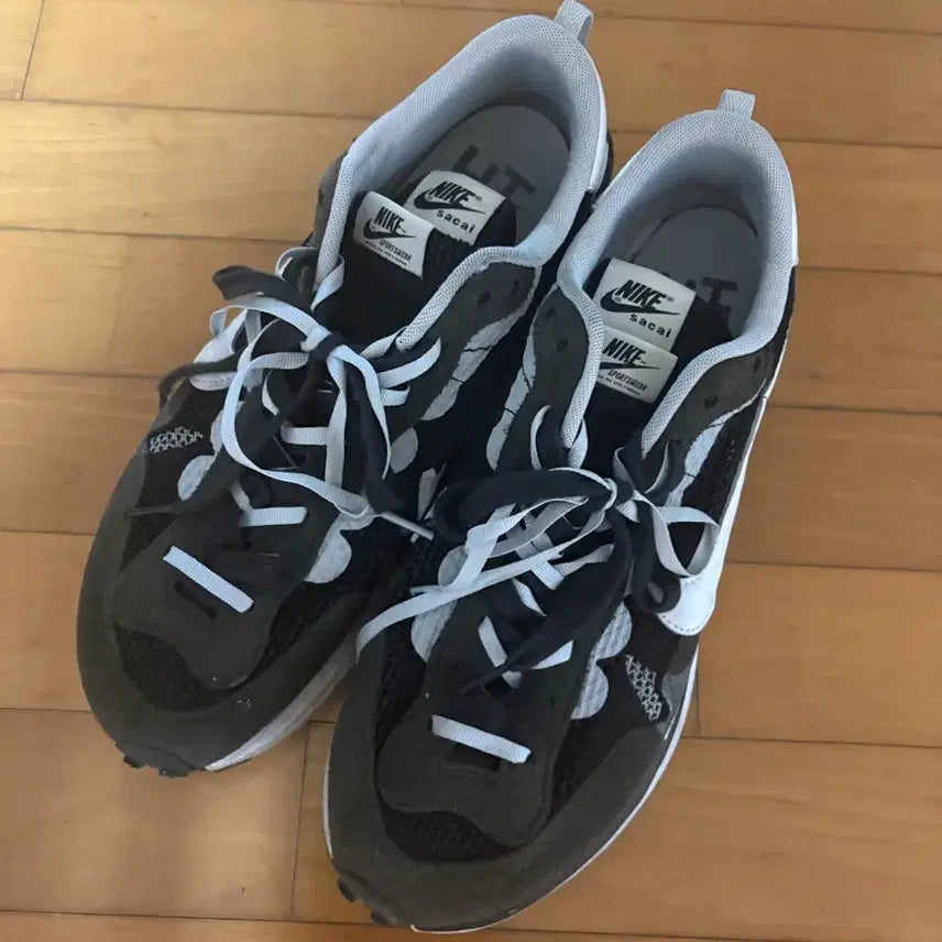 [BUNJANG] Nike x Sacai Vaporwaffle Black White 295 / [295] 나이키 사카이 베이퍼와플 검흰