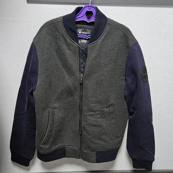 [BUNJANG] Hangten Colorblock Zip-Up Jacket / 행텐 점퍼