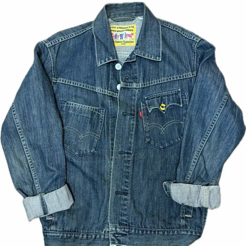 [BUNJANG] Levi's 80s Vintage Denim Trucker Jacket / 리바이스 80s 빈티지 데님 트러커 자켓(s)