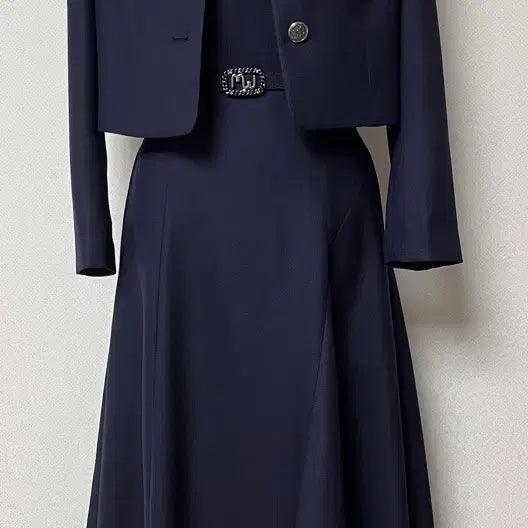 [BUNJANG] MICHAA Navy Jacket and Dress Set (Song Hye Kyo Edition) / (새상품)미샤 송혜교 투피스(정가 1,290,000)