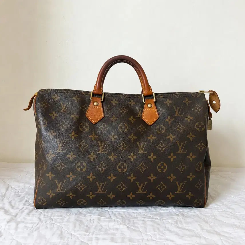 [BUNJANG] Louis Vuitton Speedy 35 Monogram Tote Bag / 루이비통 스피디 35 모노그램 토트백